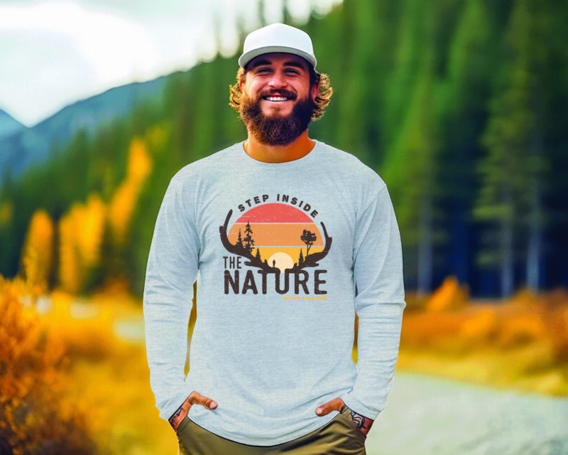Step Inside The Nature Unisex Long Sleeve Tee