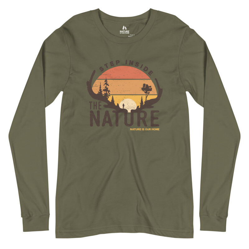 Step Inside The Nature Unisex Long Sleeve Tee