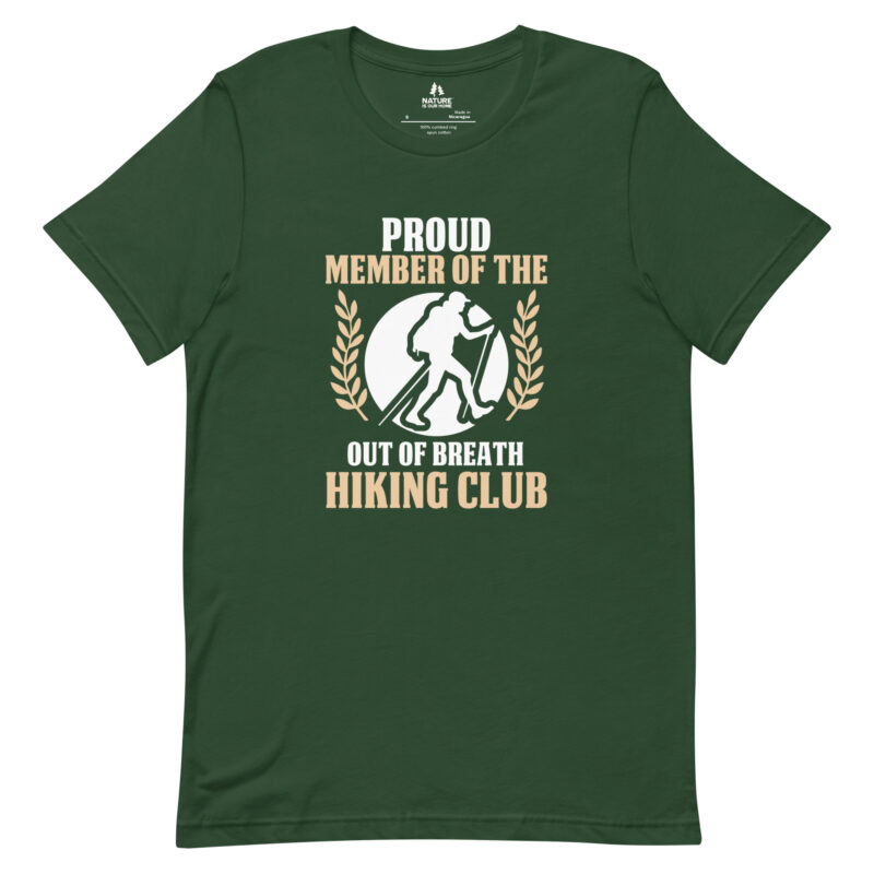 Proud Member of the out of Breath Hiking Unisex Tee