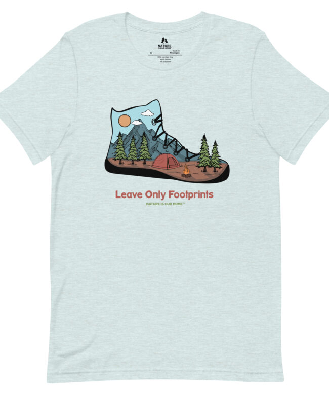 Leave Only Footprints Unisex Tee