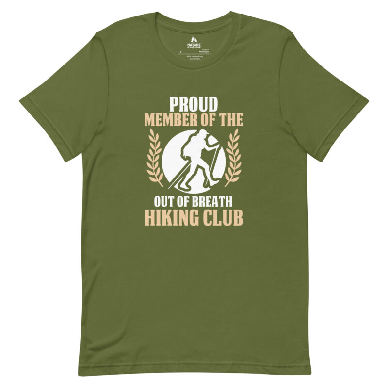 Proud Member of the out of Breath Hiking Unisex Tee