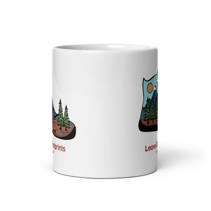 Leave Only Footprints Coffee Tea Mug