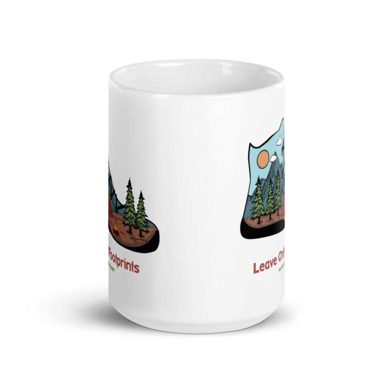 Leave Only Footprints Coffee Tea Mug