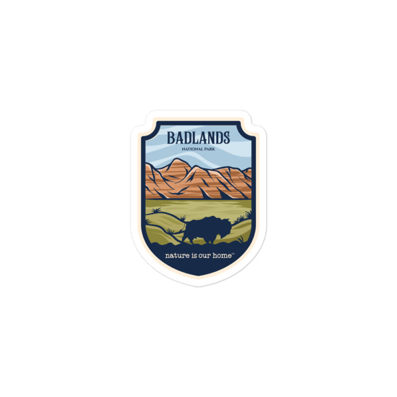 Badlands National Park Vinyl Sticker