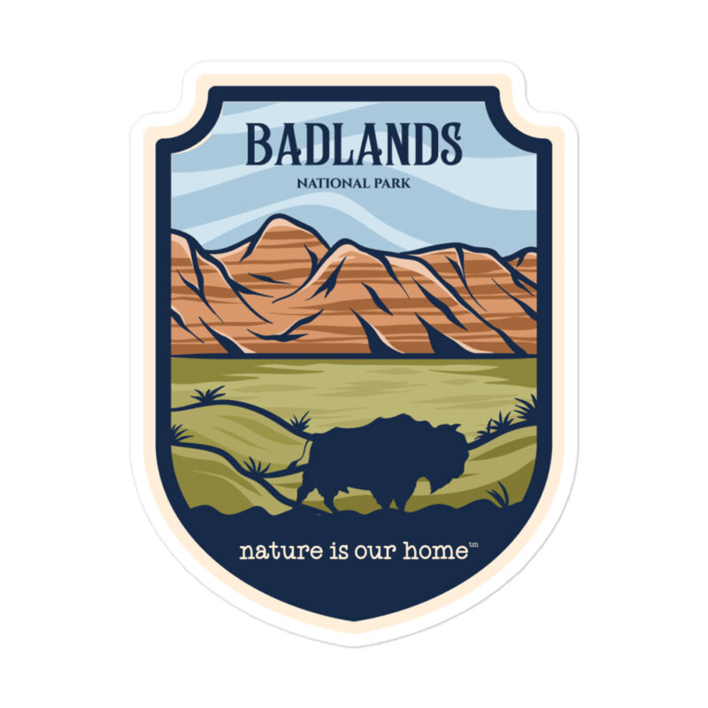 Badlands National Park Vinyl Sticker