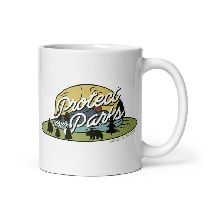 Protect Our Parks with Park Ranger Hat Coffee Mug