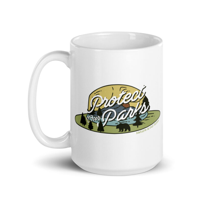 Protect Our Parks with Park Ranger Hat Coffee Mug