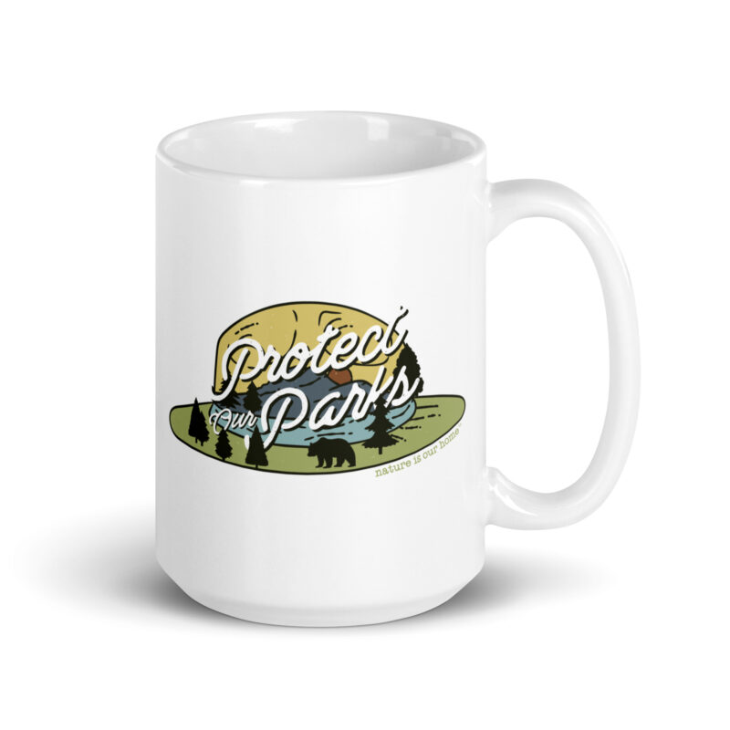 Protect Our Parks with Park Ranger Hat Coffee Mug