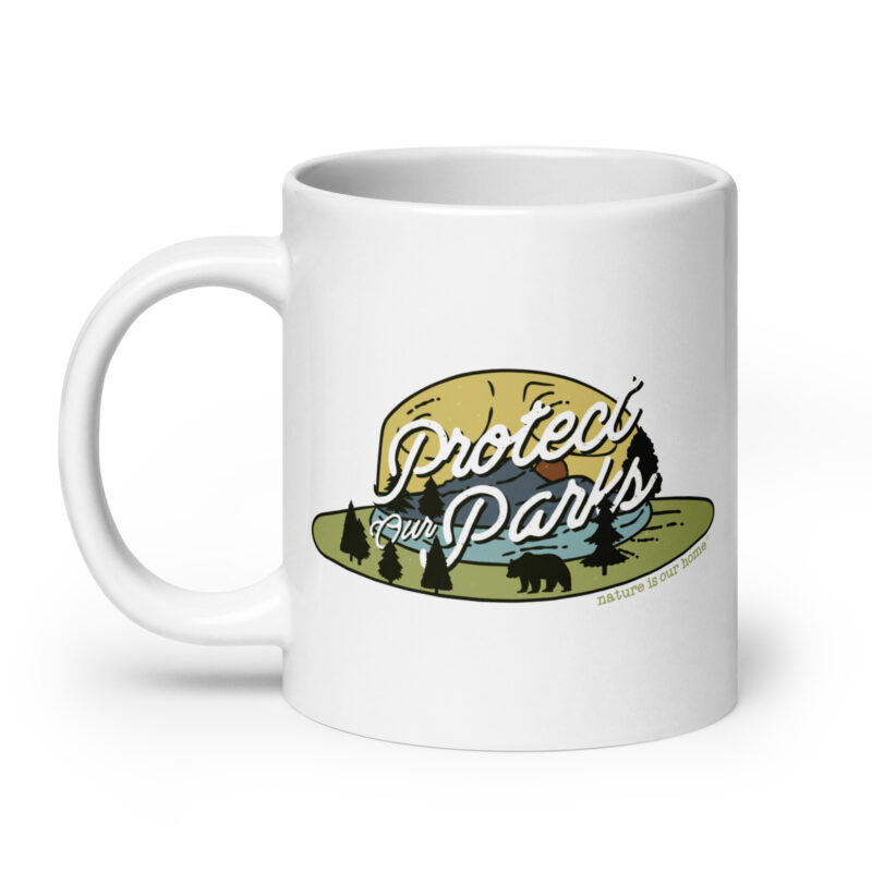 Protect Our Parks with Park Ranger Hat Coffee Mug