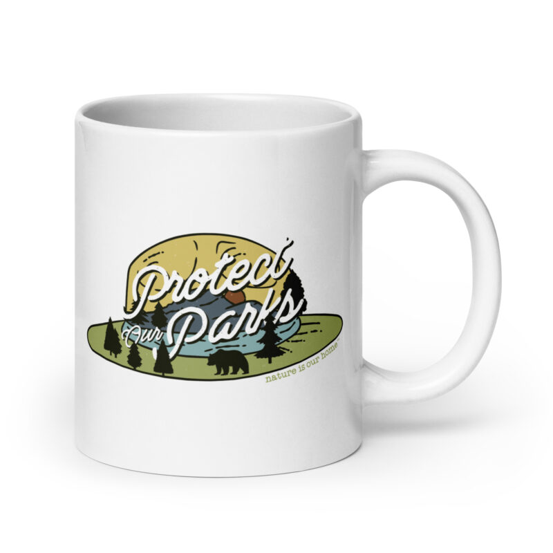 Protect Our Parks with Park Ranger Hat Coffee Mug