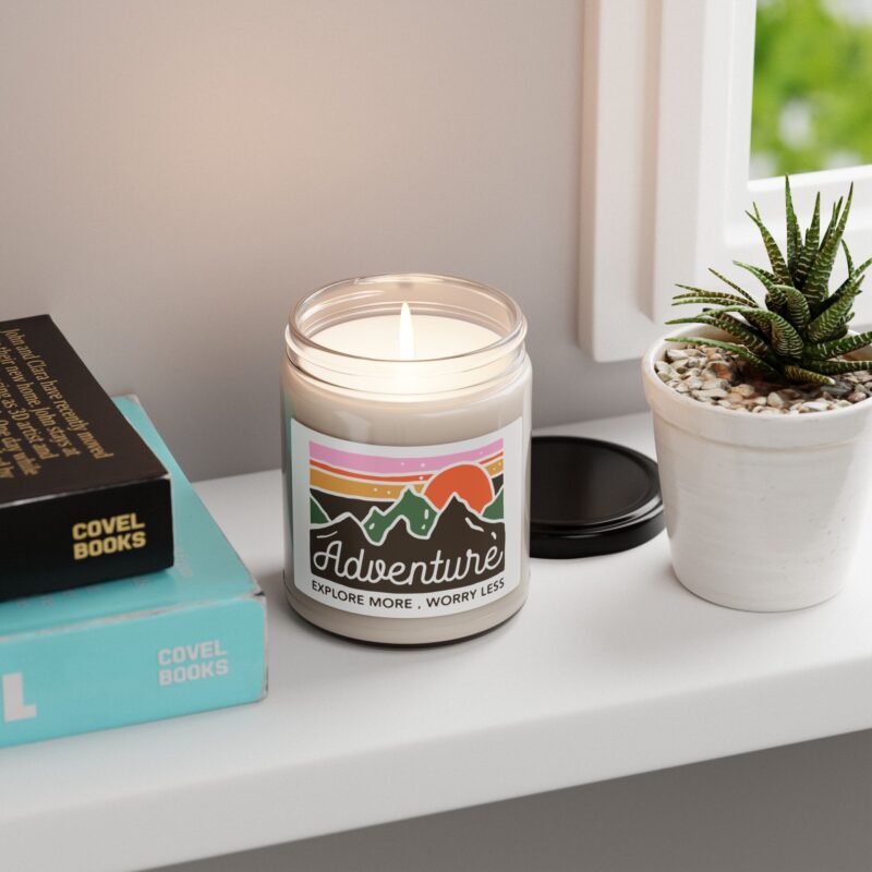 Adventure - Explore More, Worry Less - Scented Soy Candle - 9oz