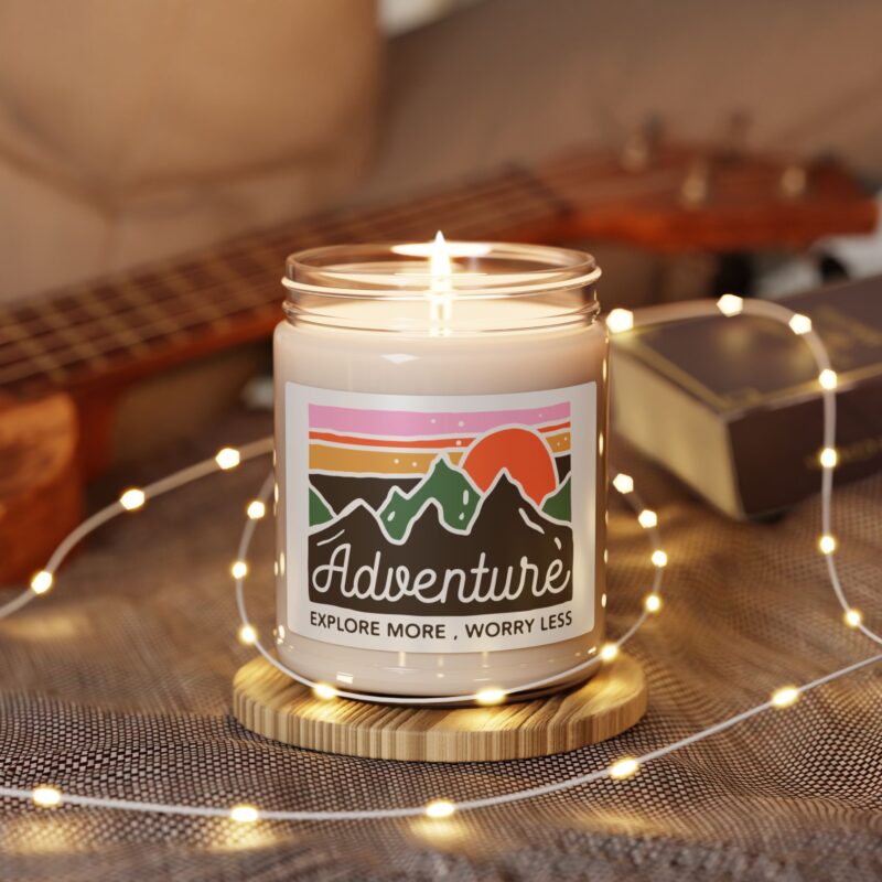 Adventure - Explore More, Worry Less - Scented Soy Candle - 9oz
