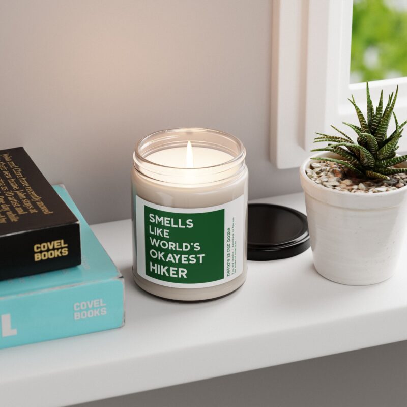 Smells Like World's Okayest Hiker Scented Soy Candle - 9oz