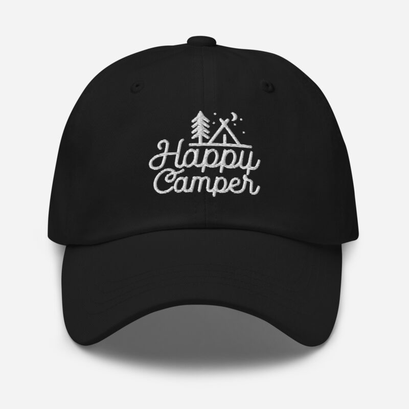 Happy Camper Baseball Cap