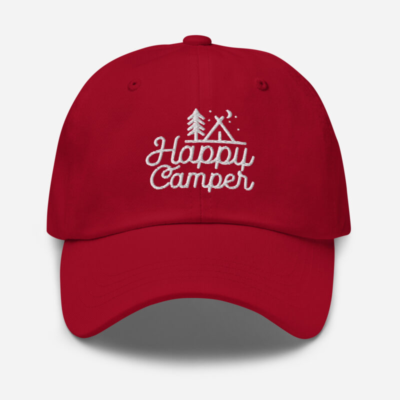 Happy Camper Baseball Cap