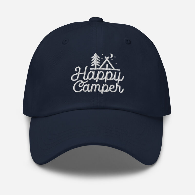 Happy Camper Baseball Cap