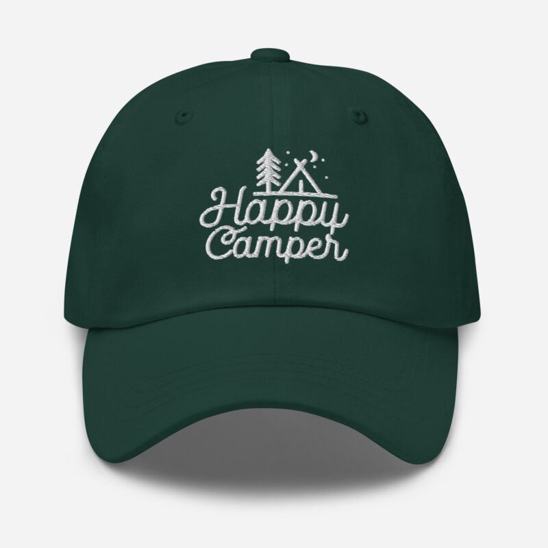 Happy Camper Baseball Cap