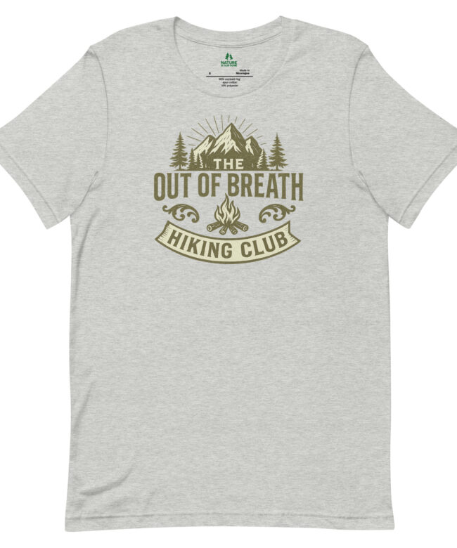The Out of Breath Hiking Club Unisex Tee