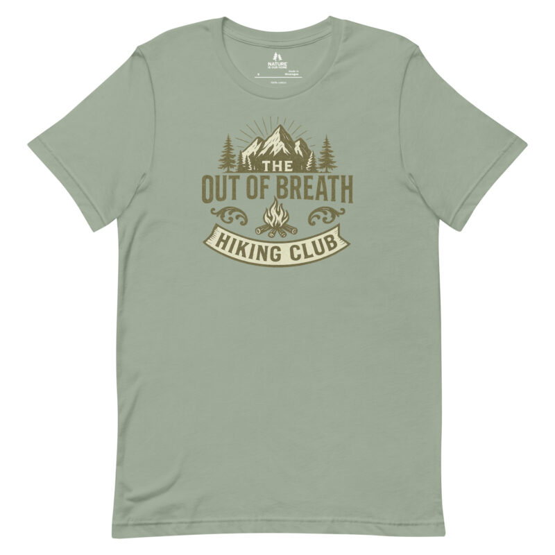 The Out of Breath Hiking Club Unisex Tee
