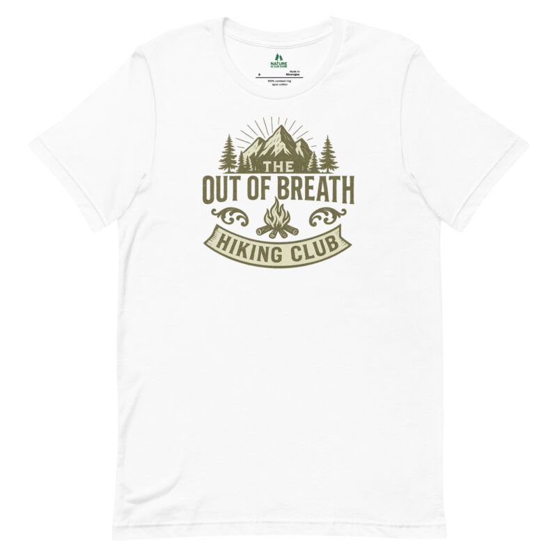 The Out of Breath Hiking Club Unisex Tee