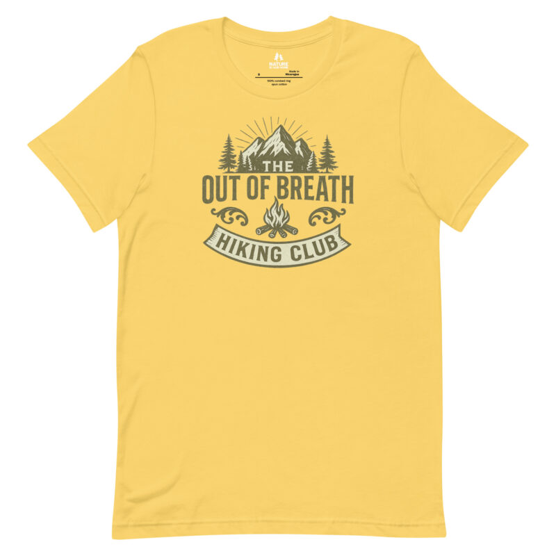 The Out of Breath Hiking Club Unisex Tee