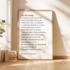 In the woods, we return to reason and faith. • Ralph Waldo Emerson Quote • Typography Art Print • Nature (1836)