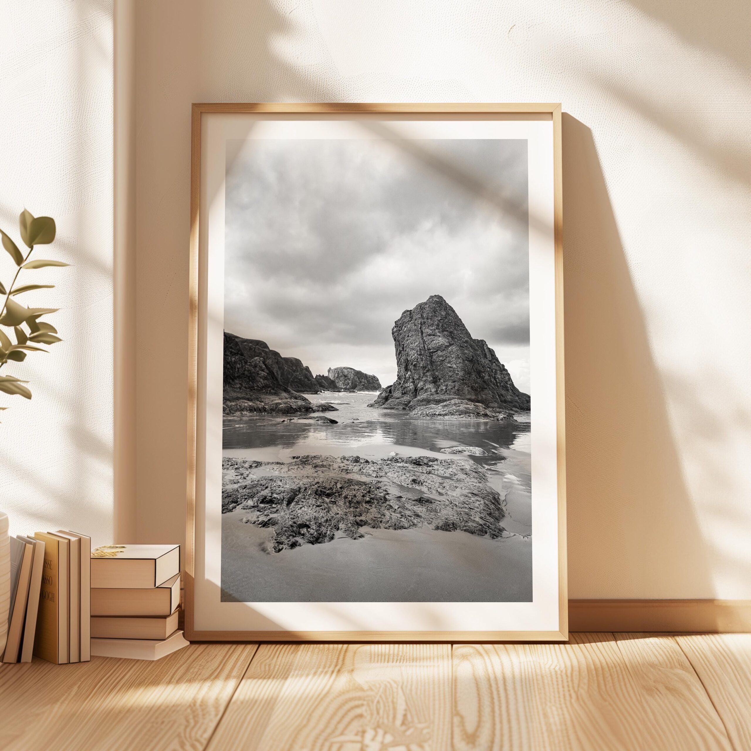Bandon Beach Black White Photo Print Oregon Coast • Wall Art Moody • Photography Jessie Dysart Bandon Beach Black White Photo Print Oregon Coast • Wall Art Moody • Photography Jessie Dysart