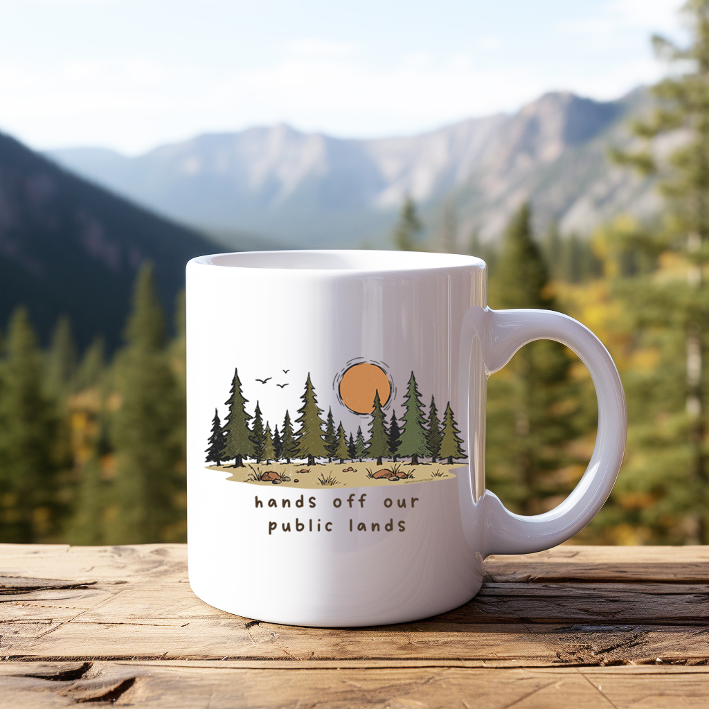 Hands Off Our Public Lands Coffee Mug, Nature Lover, National Parks, Camping, Conservation Gift Hands Off Our Public Lands Coffee Mug, Nature Lover, National Parks, Camping, Conservation Gift