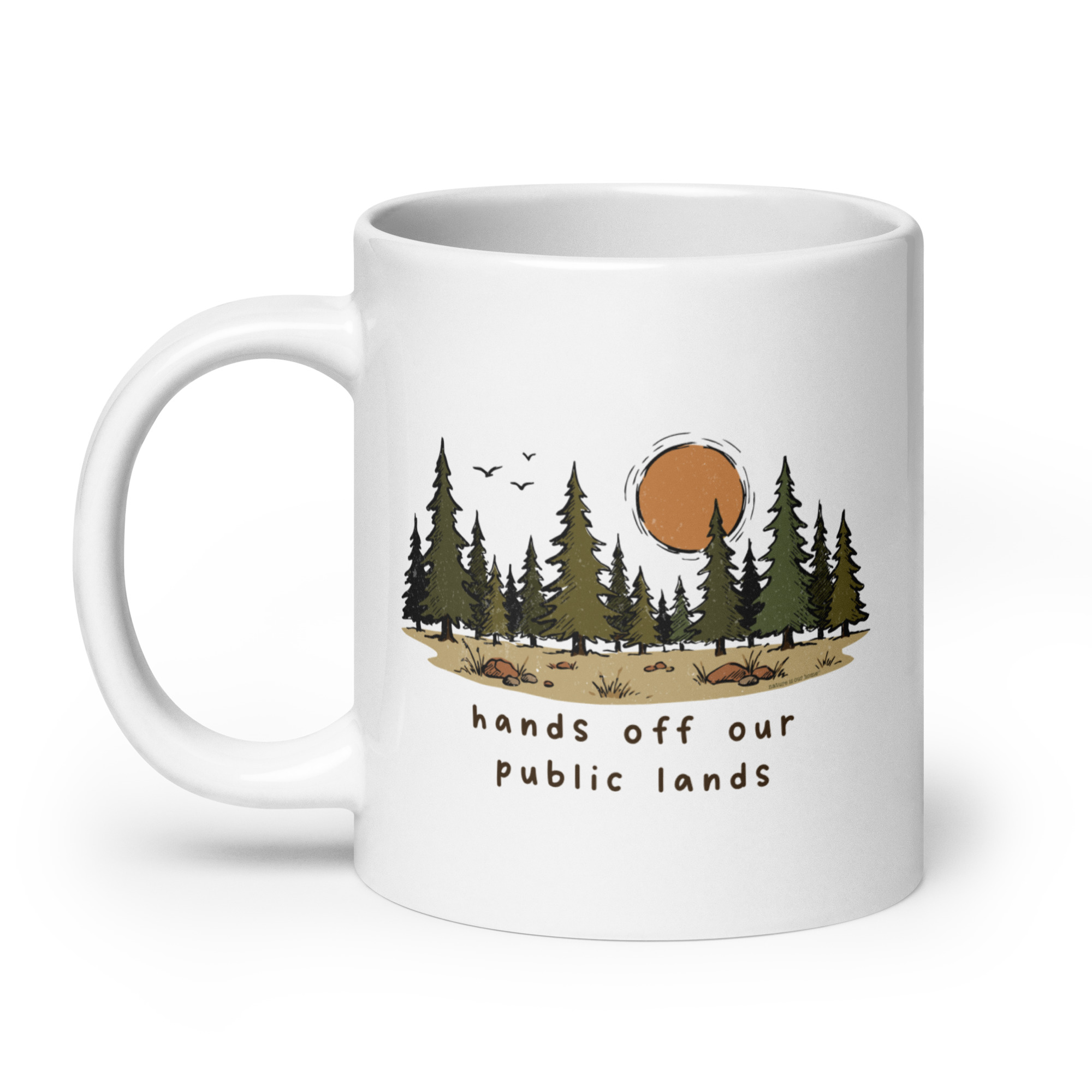 Hands Off Our Public Lands Coffee Mug, Nature Lover, National Parks, Camping, Conservation Gift Hands Off Our Public Lands Coffee Mug, Nature Lover, National Parks, Camping, Conservation Gift