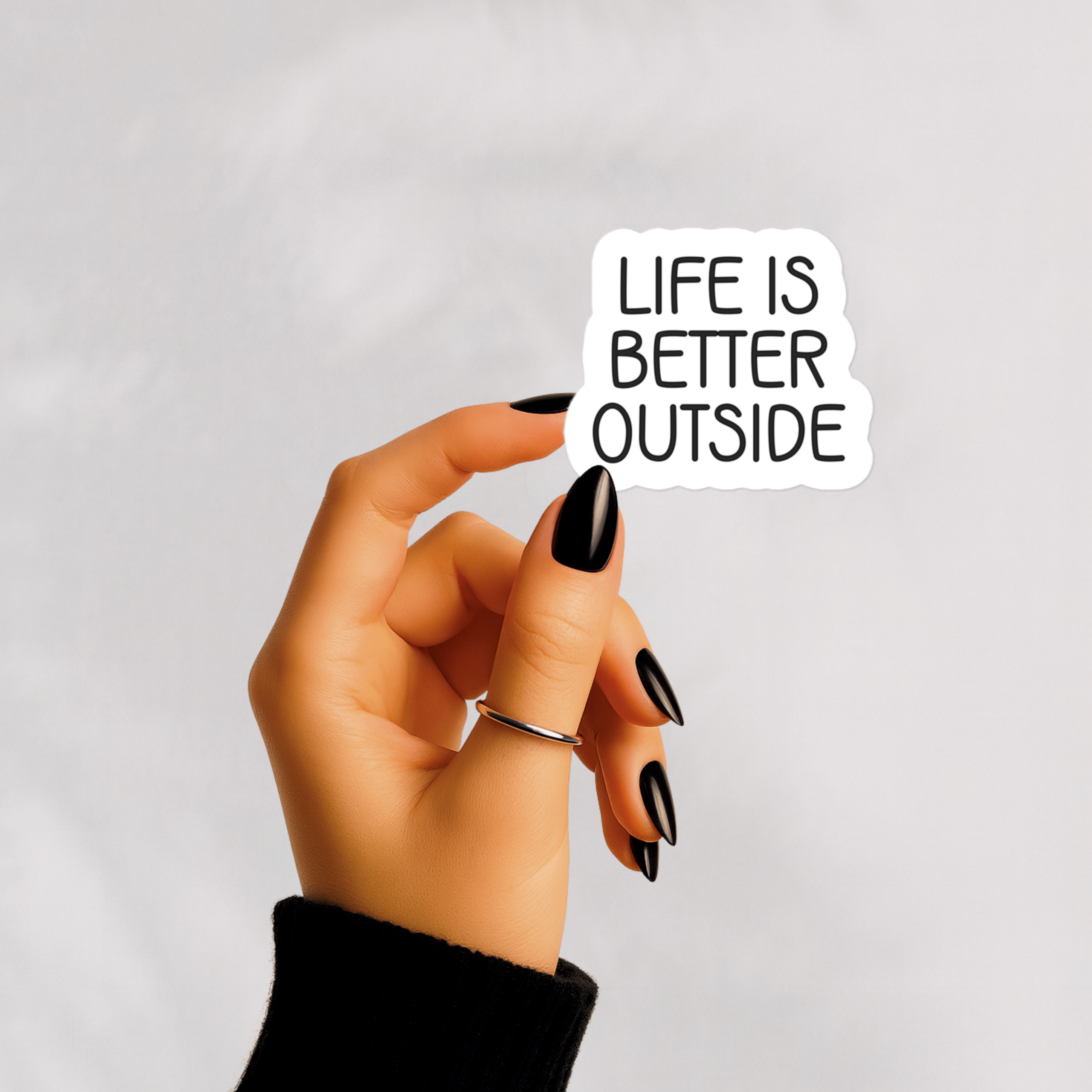 Life Is Better Outside Vinyl Sticker, Outdoor Hiking Camping Nature Lovers Gift Life Is Better Outside Vinyl Sticker, Outdoor Hiking Camping Nature Lovers Gift