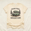 Roam Free Graphic Unisex Tee, Vintage Camper Van Shirt, Road Trip T-Shirt Roam Free Graphic Unisex Tee, Vintage Camper Van Shirt, Road Trip T-Shirt