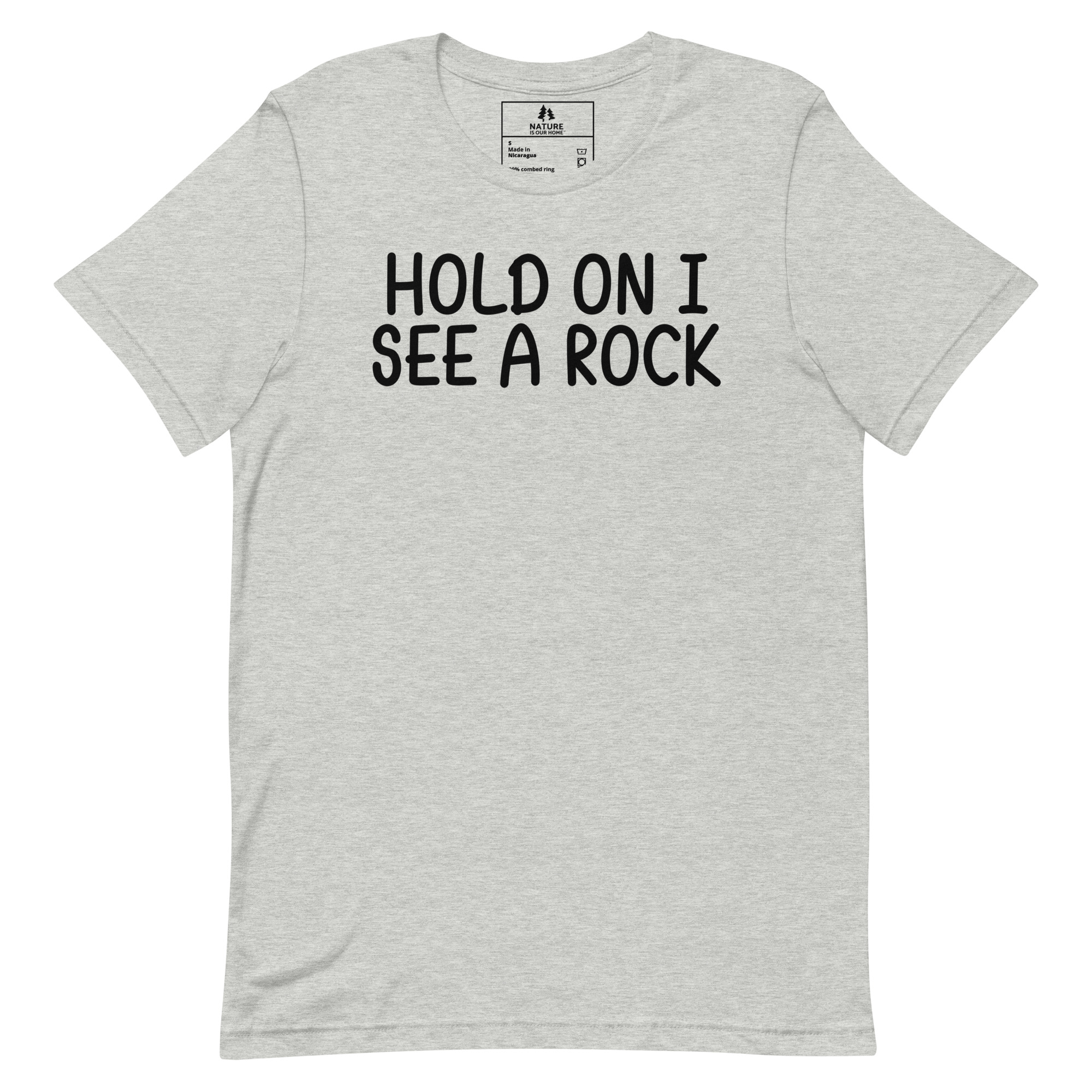 Hold On I See A Rock Shirt, Funny Hiking Tee, Nature Lover Gift, Rock Collector T-Shirt, Outdoor Adventures - Image 2