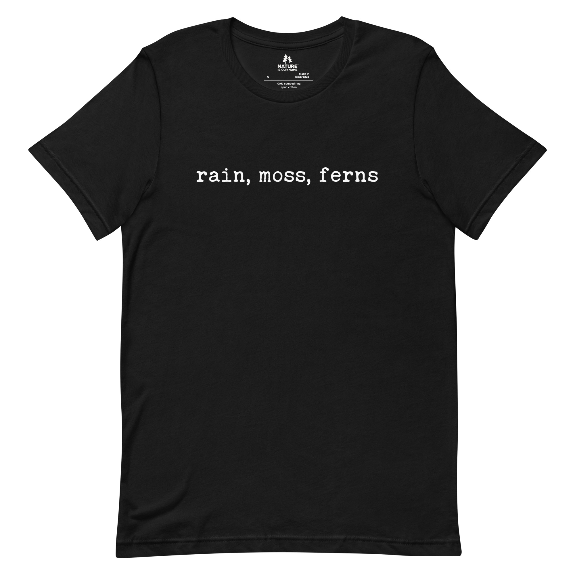 Rain Moss Ferns T-Shirt, Pacific Northwest Tee, Nature Lover, Forest Aesthetic, Outdoor Adventure Gift - Image 3